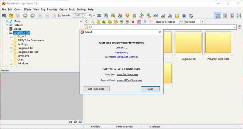 Free Download FastStone Image Viewer 7.2 Full Crack