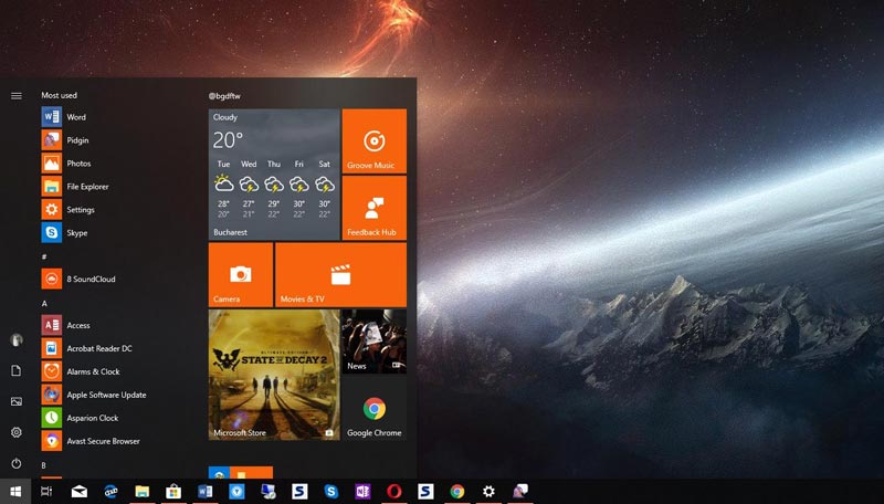 Windows 10 Pro Redstone 6 Terbaru