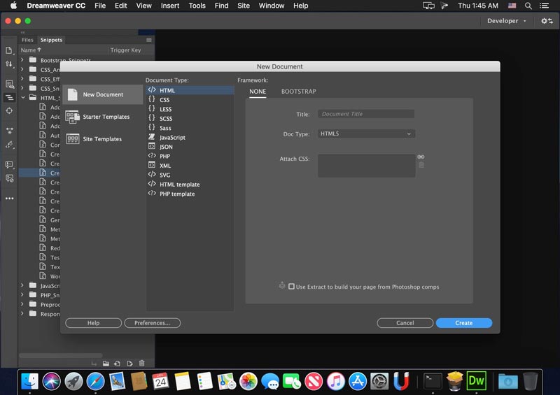 Free Download Adobe Dreamweaver CC 2019 Mac Full Version