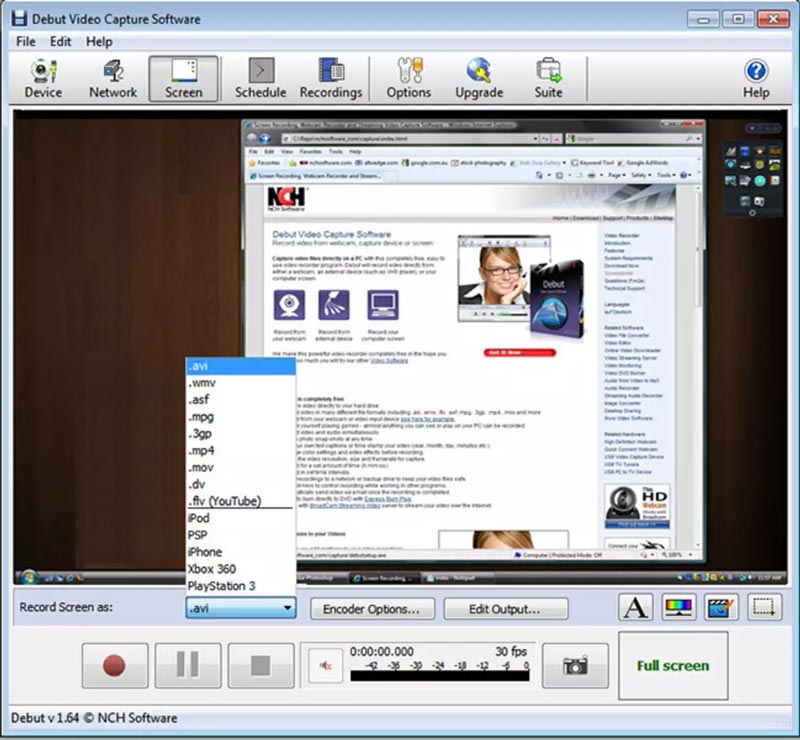 screen video capture software free download full version