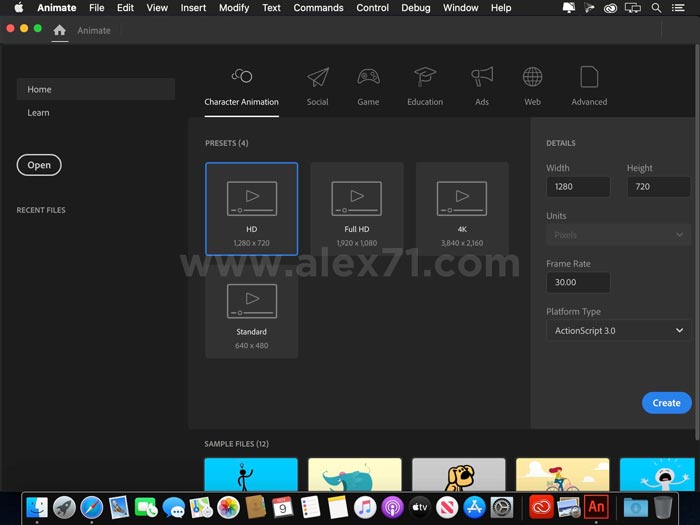 Free Download Adobe Animate 2019 Mac Full Version ALEX71