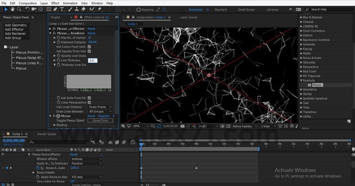 Free Download Plexus Full Version for After Effects