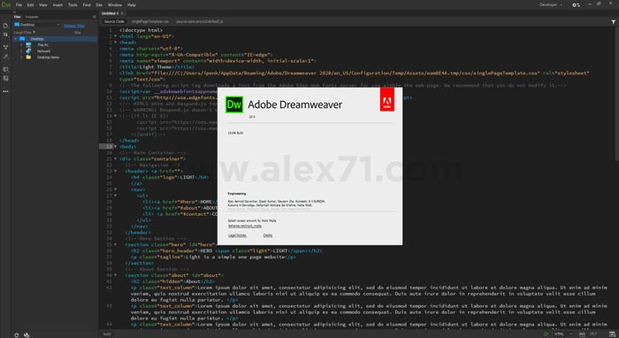 Download Adobe Dreamweaver CC 2020 Full Crack Gratis