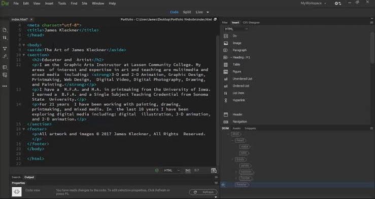 Gratis Nedlasting Adobe Dreamweaver CC 2020 Bærbar Terbaru Windows 10