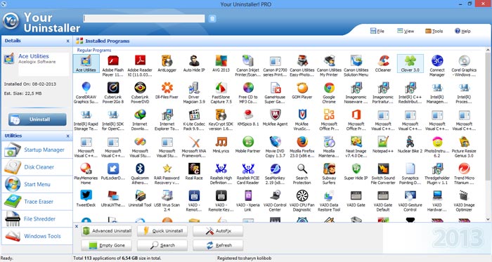 Free Download Your Uninstaller Pro Full Version License Key Windows