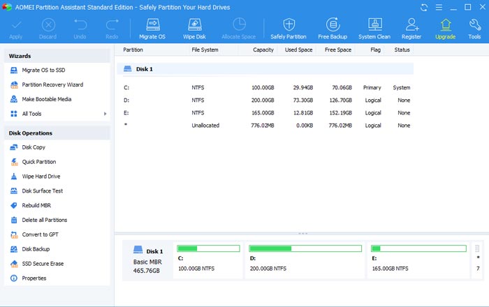 Free Download AOMEI Partition Assistant Full Crack Windows 10