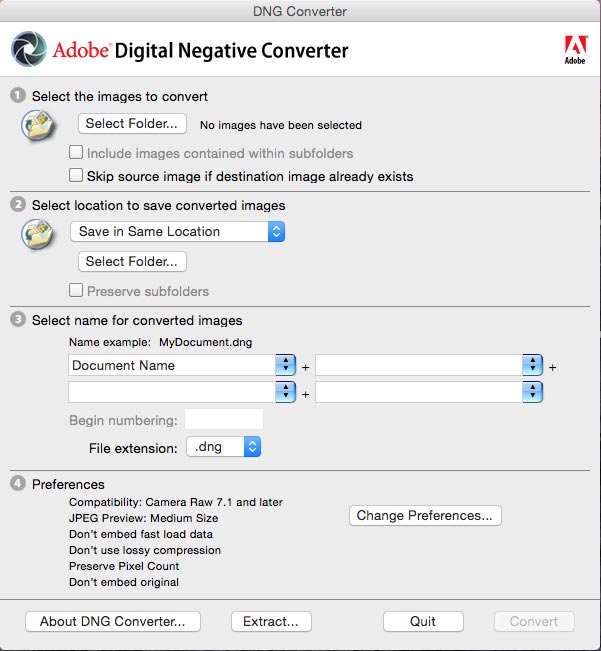 Adobe DNG Converter Full Version Free Download