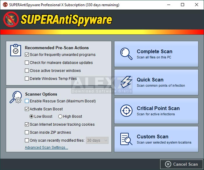 Superantispyware Crack Gratis PC Windows