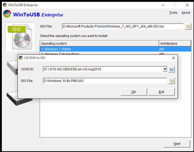 Download WinToUSB Full Version Interface