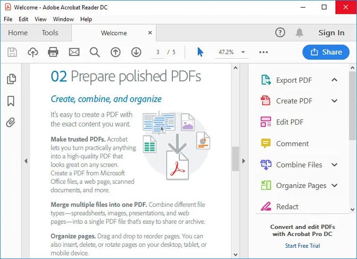 Adobe Acrobat Reader DC 2025 Full Download Windows 11